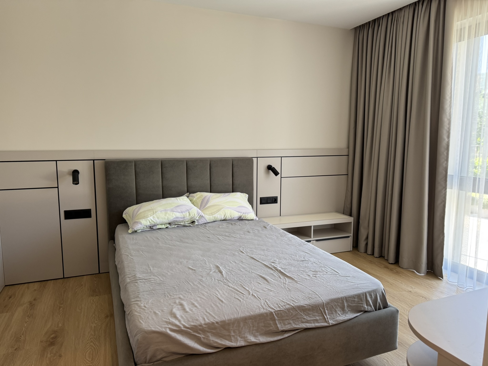 Principal bedroom with fitted storage in House 56
