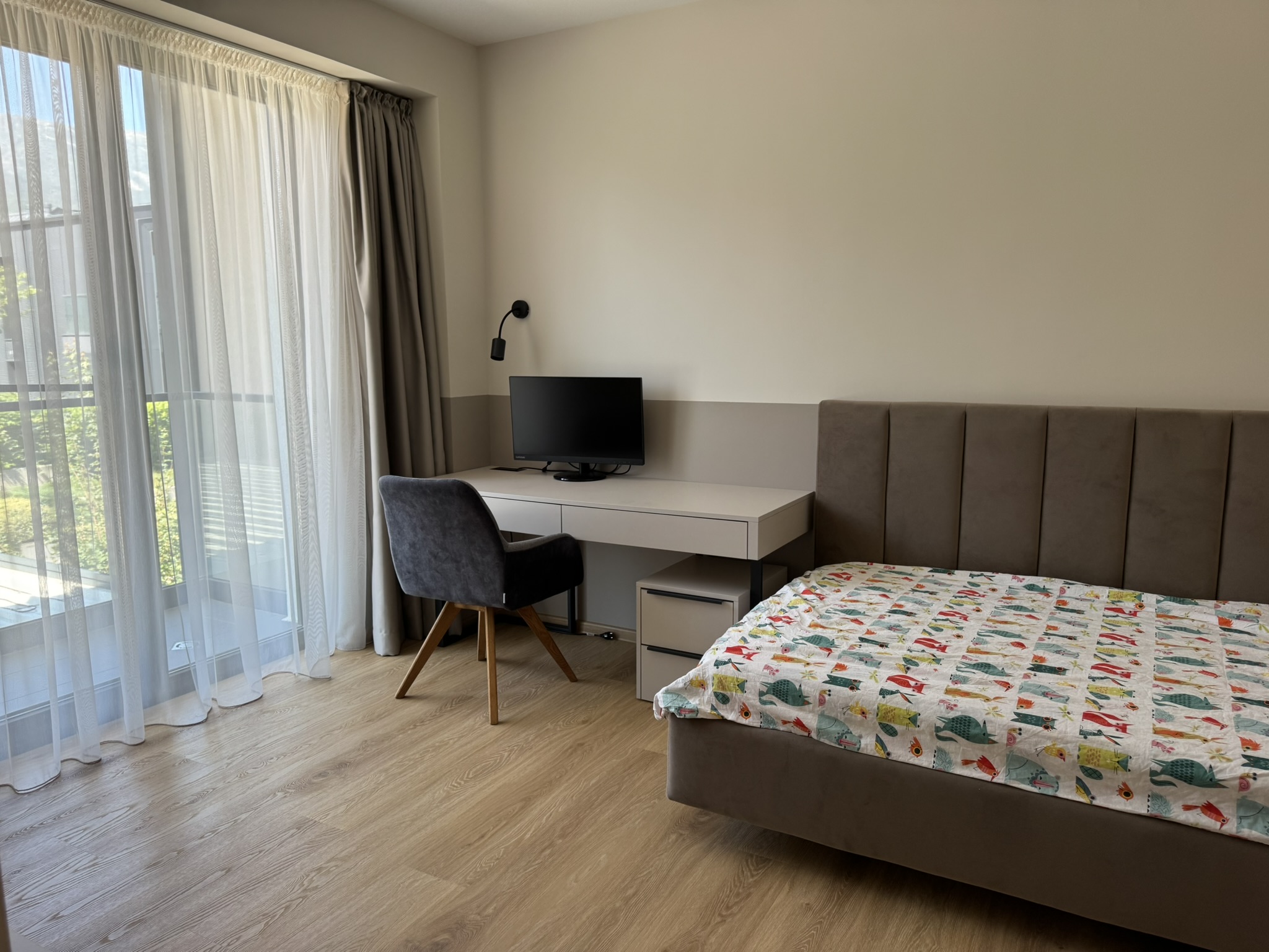 Third bedroom with study area in House 56
