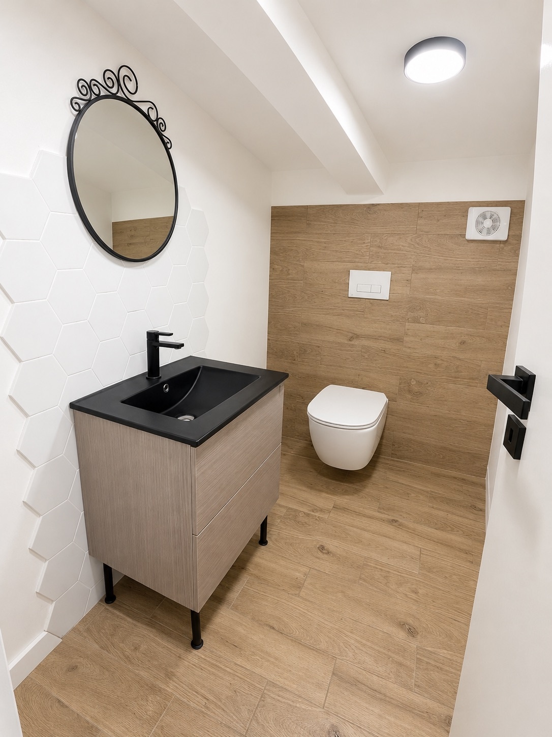 Interior detail within the furnished River Park residence