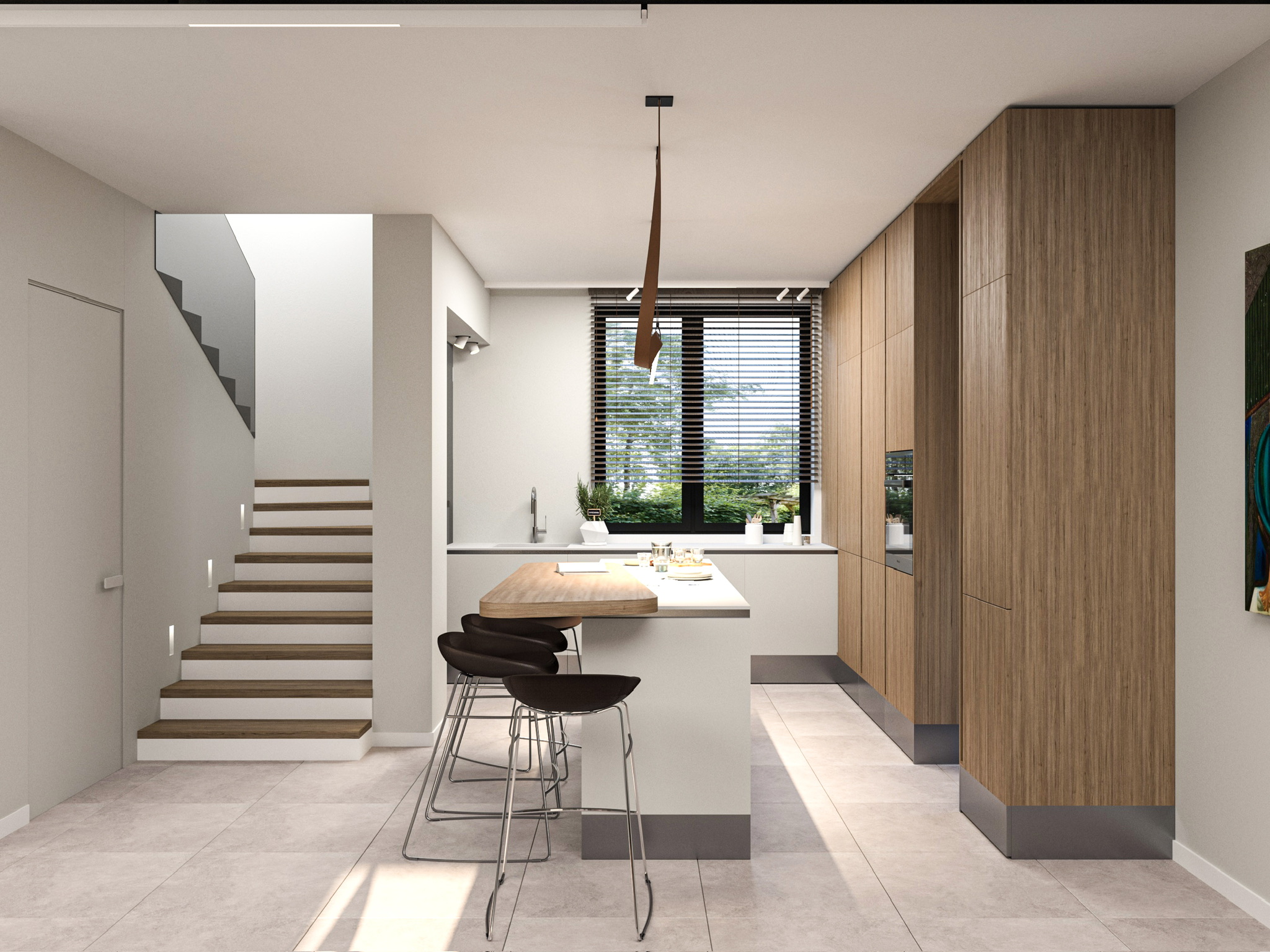 River Park Sofia residence — kitchen visualisation